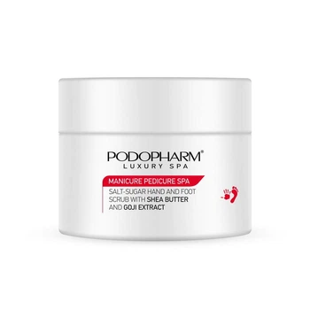 Цукрово-сольовий скраб для рук та ніг з маслом Ши та Годжі Podopharm PP09 Salt And Shugar Scrub 300 г