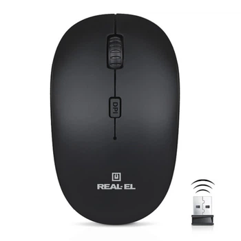 Мышь беспроводная REAL-EL RM-301 Wireless Black