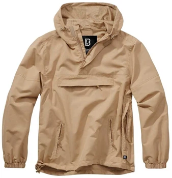 Анорак BRANDIT Summer Windbreaker Coyote, літній анорак водонепроникний XL