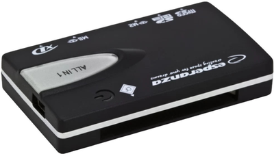 Кардрідер Esperanza All-In-One USB 2.0 Black (5905784769950)