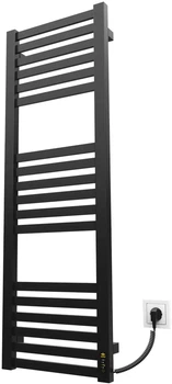 Сушарка для рушників електрична KOSSER Драбинка Герда 1200х400/18 ER чорна