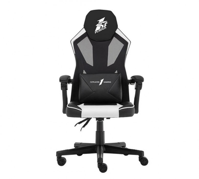 Компьютерное кресло для геймера 1STPLAYER P01 Black-White