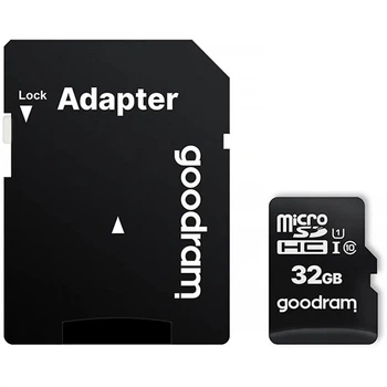 Карта памяти MicroSDHC 32GB UHS-I Class 10 Goodram + SD-adapter (M1AA-0320R12)