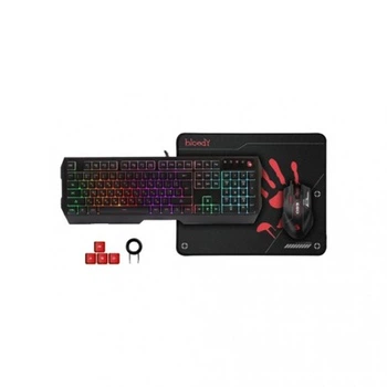 Комплект (клавиатура + мышь) Bloody B1700 USB Black