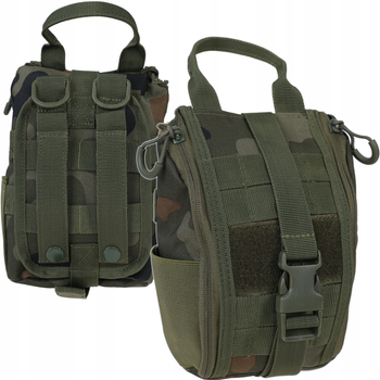 Аптечка Dominator большая камуфляж без наполнения MOLLE спасательная медицинская сумка набедренная Rip Away