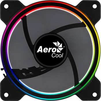 Вентилятор AeroCool Saturn 12 FRGB (ACF3-ST10217.01), 120х120х25 мм, 3-Pin Molex
