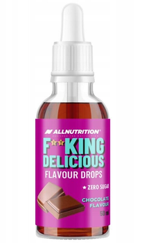 Підсолоджувач нуль калорій AllNutrition FitKing Delicious Flavour Drops Chocolate 50 мілілітрів