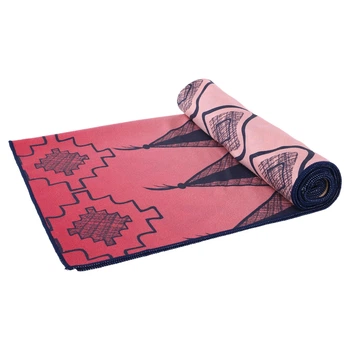 Коврик полотенце для йоги из микрофибры нескользящий 4Monster YOGA TOWEL Бежевый Y-YGT