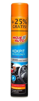 Спрей для догляду за панеллю приладів автомобіля Moje Auto ОСВІЖАЮЧИЙ Блиск 750 мл (5905694001096)