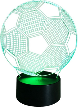 Lampa biurkowa LEAN Toys piłka 3D (5905991021896)
