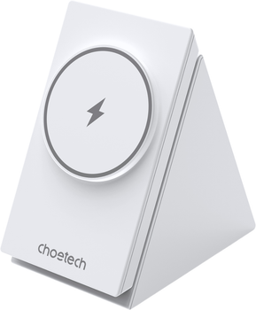 Ładowarka bezprzewodowa Choetech 3-w-1 magnetyczna 15W White (T600-F)