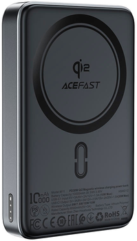 УМБ Acefast M11 PD30W Qi2 10000mAh Black (6974316282341)
