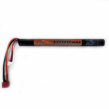 Аккумулятор Li-Po 7.4V 1000mAh - stick 20-40C Т-коннектор (VBPower) (для страйкбола)