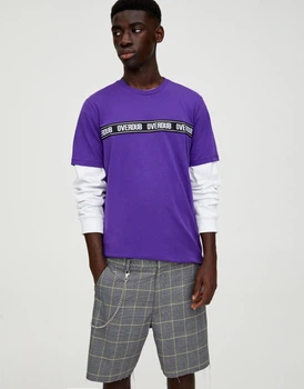 Шорти Pull & Bear сірий в клітку NEBCZ788 M