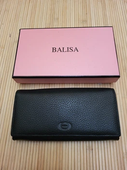 Кошелек женский из супер мягкой кожи BALISA 9-826 замок на магніті чорний