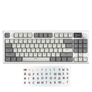 Attack Shark K86 – ігрова механічна клавіатура з RGB підсвіткою, гаряча заміна світчів, компактна 75% розкладка
