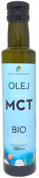 Olej z kokosa MCT Pięć Przemian BIO 250 ml (5902837812335)