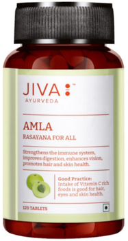 Вітаміни Jiva Ayurveda Amla 120 таблеток (8904050601076)