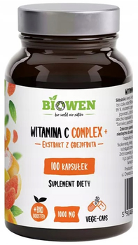 Вітамін С Biowen Complex+ 100 капсул (5904806120014)