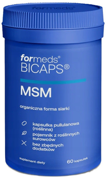 Naturalny suplement diety Formeds Bicaps MSM 60 kapsułek (5903148622491)