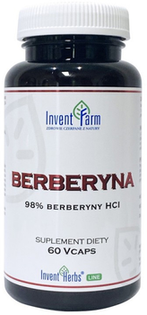 Naturalny suplement diety Invent Farm Berberyna 60 kapsułek (5907751403812)