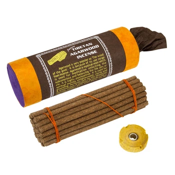 Благовония тибетские BA Агар Tibetan Agarwood 12,8x4x4 см Темно-коричневый (22246)