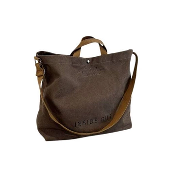 Сумка Inside Italian Bags gray 35x13х36 см Коричневий