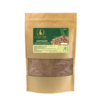 Мука семян конопли Craft Oil 500 г (2471389753)