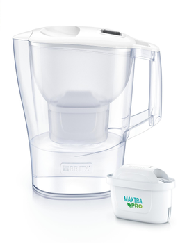 Фильтр-кувшин BRITA Aluna Memo MXPro 2.4л, з картриджем, электронный индикатор (1052801)