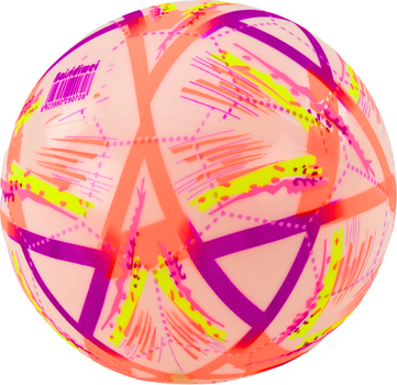 Piłka gumowa LEAN Toys Wzorki 24 cm 20360 Orange (5905991026495)