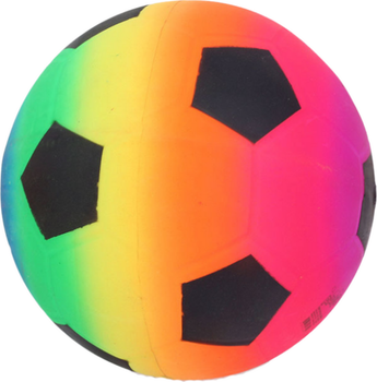 Piłka gumowa LEAN Toys Tęczowa 22 cm 22539 (5905991048947)
