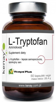 Амінокислота Kenay L-триптофан 60 капсул (5900672154207)