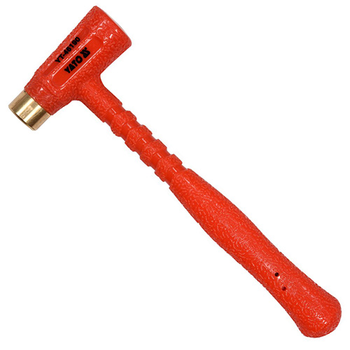 Młotek bezodrzutowy YATO lity 330 mm 790 g, z mosiężnym obuchem 32 mm (YT-46191)