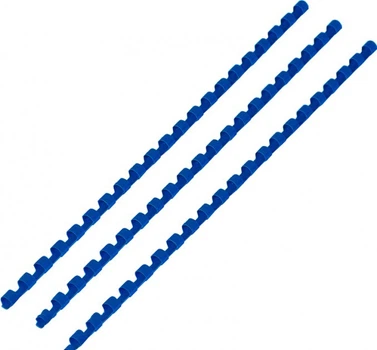 Пластикові пружини bindMARK 6 мм 100 шт Сині (20000431530)