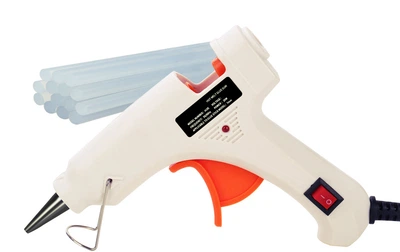 Пистолет клеевой Voltronic HS-6503 50W с питанием от 220V + клей диаметром 7 мм White (YT04057)