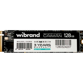 внутренний SSD накопитель Wibrand Caiman 128GB M.2 NVMe (WIM.2SSD/CA128GB)