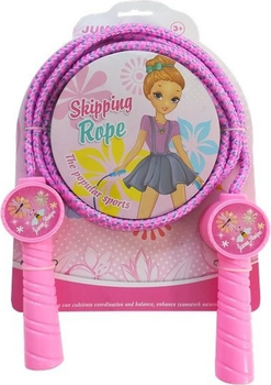 Skakanka dziecięca LEAN Toys 190 cm 4076 Pink (5905991002765)