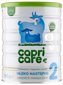 Суміш Capricare 2 на основі козячого молока з 6 місяців 800 г (9421025232978)