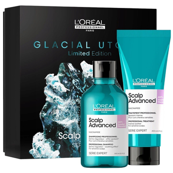 Набір для догляду за шкірою голови L'oreal Professionnel Scalp Advanced Anti-Discomfort Шампунь 300 мл + Крем 200 мл (3474637248925)