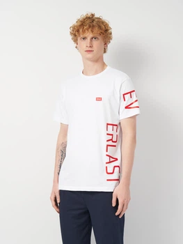 Футболка хлопковая длинная мужская Everlast T-Shirt Jersey 38M200G92-1000 M Optical White (8052995754910)