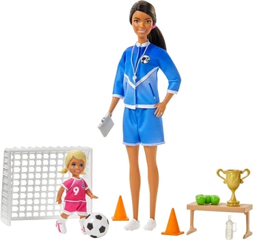Лялька Барбі тренер з футболу Barbie Soccer Coach GJM71