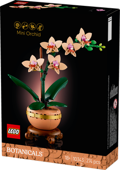 Лего Ботаника букет Мини орхидея Цветочный декор LEGO Icons Botanicals 10343