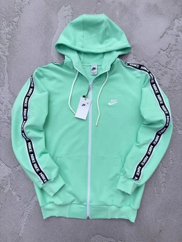 Мужская спортивная зип толстовка мятная 2XL hark-1218