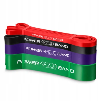 Еспандер-петля 4FIZJO Power Band 6-36 кг резина для фітнесу і спорту, набір 4 шт Mix (P-5907222931844)