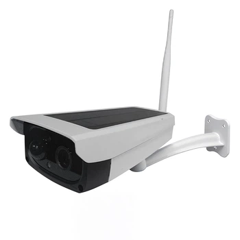 Уличная камера видеонаблюдения на солнечной батарее Wi-Fi с объективом 2 МП и с поворотным механизмом, датчиком движения и приложением, защита от влаги и пыли , режимы "День/Ночь" и возможность записи видео + в подарок солнечная панель