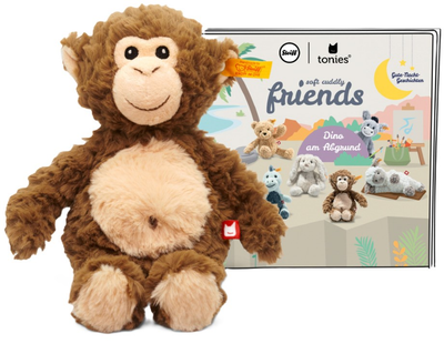 Інтерактивний плюшевий талісман Tonies Steiff Soft Cuddly Friends Мавпочка Бодо 22 см 10002016(4001505067365)