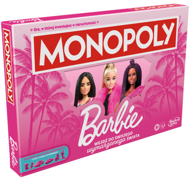 Gra planszowa Hasbro Monopoly Barbie (wersja polska) (5010996208743)