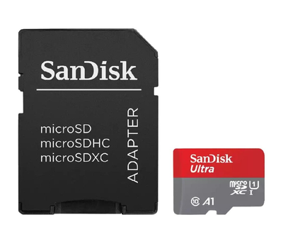 Карта пам'яті microSDXC (UHS-1) SanDisk Ultra A1 1TB class 10 (R150MB/s) (adapter SD) (SDSQUAC-1T00-GN6MA)