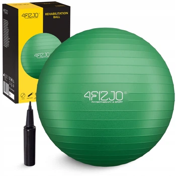 Мяч для фитнеса (фитбол) 4FIZJO 65 см Anti-Burst Green (P-5907739316332)