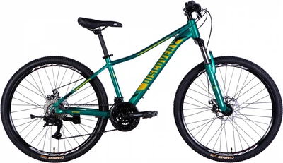 Велосипед Discovery AL 26" MYSTIQUE AM DD CS 15" зеленый 2025 (OPS-DIS-26-626)